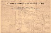 ALABAMA MINE MAP REPOSITORYlabor.alabama.gov/Inspections/Mining/Directory_of_Mine_Maps_2013.pdf · The Alabama Mine Map Repository for underground mines is located in the office of