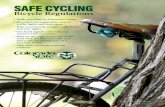 SAFE CYCLING · American Bicyclists, among other efforts. 2. Enforcement – includes targeting specific violations and/or locations as recommended by the BEEP Coordinator based on