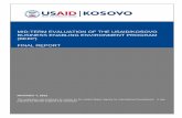 MID-TERM EVALUATION OF THE USAID/KOSOVO BUSINESS … Enabling Environment...MID-TERM EVALUATION OF THE USAID/KOSOVO BUSINESS ENABLING ENVIRONMENT PROGRAM (BEEP) FINAL REPORT November