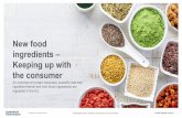 New food ingredients – Keeping up with · Marketing claims. General labelling. Nutrition labelling. Weights and measures. Lot marking. Contaminants. ... Communication to consumers.