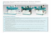 Clausing Precision 618 & 818 Series Surface · PDF file Clausing Precision 618 & 818 Series Surface Grinders Manual Surface Grinders Longitudinal Hydraulics and Motorized Crossfeed