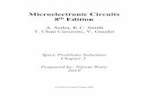 Microelectronic Circuits 8th Edition · Microelectronic Circuits . 8. th. Edition . A. Sedra, K.C. Smith. T. Chan Carusone, V. Gaudet. Spice Problems Solutions . Chapter 5 . Prepared