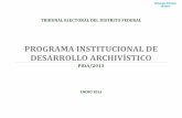 PROGRAMA INSTITUCIONAL DE DESARROLLO ARCHIVÍSTICOtransparencia.tecdmx.org.mx/sites/default/files/archivos/art121/49/in... · PROGRAMA INSTITUCIONAL DE DESARROLLO ARCHIVÍSTICO Tribunal