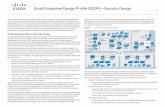 Small Enterprise Design Profile(SEDP)—Security Design · Small Enterprise Design Profile (SEDP)—Security Design This chapter describes how the Small Enterprise Design Profile
