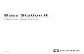 Bass Station II · 2020-02-20 · 3 English INTRODUCTION The Bass Station II Librarian is a dedicated software application, which provides a powerful management tool for on and off-line