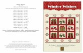 Winter Wishes - Amazon Web Services · Winter Wishes 45” x 45 ... 2 1/2” x 31 1/2” border strips and fabric D 2 1/2” squares. Add the border snowflake blocks, alternating