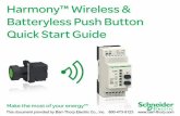 Harmony¢â€‍¢ Wireless & Batteryless Push Button Quick Start Harmony¢â€‍¢ Wireless & Batteryless Push Button