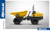 Site Dumper - mecalac.com · Site Dumper 5 Robust, reliable and rental tough, Mecalac site dumpers have been developed using more than 60 years’ design and manufacturing expertise.