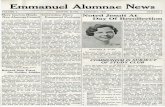 Emmanuel Alumnae Newslibrary.emmanuel.edu/archive/sites/default/files/193601finalo.pdf · Emmanuel Alumnae News VOLUME I. BOSTON, MASS. - JANUARY, 1936 ·NUMBER 2 Mary Guyton Heads