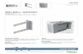 RRU WALL SUPPORT - E-Tech Components ... FITS ERICSSON RRU MODELS: RRUW 01, RRUS 01, RRUS 11 & RRUS 12. THE RRU WALL SUPPORT. is designed for installation of one RRU with the possibility