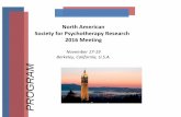 North American Society for Psychotherapy Research 2016 Meeting · Clara University, Meridian University) Separate and Connected Knowing and Psychotherapy Arthur C. Bohart (Santa Clara