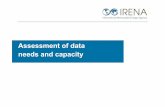 Assessment of data needs and capacity of data... · 2015-12-10 · 2. Data audit Simplified example of an assessment Flow Electricity (on grid) Electricity (off grid) Solar thermal