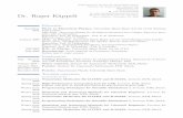 Dr. Roger Käppelikaroger/content/cv/cv.pdf · Dr. Roger Käppeli Eidgenössische Technische Hochschule Zürich Seminar für Angewandte Mathematik ... Statistical and Numerical Methods