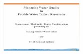 Managing Water Quality in Potable Water Tanks / Reservoirs...Water Layering in a Potable Water Tank Water in reservoirs forms thin horizontal layers due to density differences of temperature