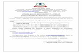 SPORTS QUOTA RECRUITMENT 2018-19 · TAMILNADU & PUDUCHERY for the year 2018-19 The Principal Chief Commissioner of Income-tax, Tamilnadu & Puducherry invites applications for recruitment