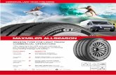 MAXMILER ALLSEASON - De Klok Banden B.V. · 2019-05-14 · “The ideal tyre for LTR and van vehicles in the changing weather conditions, combining long lasting mileage and safety.”