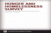 The United States Conference of Mayors HUNGER AND ...THE UNITED STATES CONFERENCE OF MAYORS HUNGER AND HOMELESSNESS SURVEY A Status Report on Hunger and Homelessness in America’s