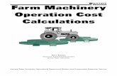 MF2244 Farm Machinery Operation Cost Calculations · Farm Machinery Operation Cost Calculations Terry Kastens ... Remaining Value Percentage, Economic Depreciation, and Market Value