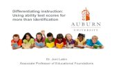Differentiating instruction: Using ability test scores …webhome.auburn.edu/~jml0035/CogAT/Lakin_NAGC...competition, reduce time pressures, and allow students greater choicein the