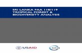 SRI LANKA FAA 118/119 TROPICAL FOREST & BIODIVERSITY … Lanka_2012.pdf · Sri Lanka Tropical Forest and Biodiversity Analysis ... zone, and thorn forests of the arid zone. The total