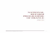 NATIONAL REFORM PROGRAMME OF  · PDF file

NATIONAL . REFORM . PROGRAMME . OF FRANCE . APRIL 2012 . National Reform Programme 2012 of France 1