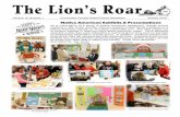 The Lion’s Roar - Cincinnatus Central SchoolThe Lion’s Roar Volume 19, Number 1 Cincinnatus Central School District Newsletter January 2018 As a culmination of a study of Native