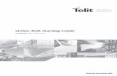xE922-3GR Starting Guide - Telit · xE922-3GR Starting Guide ... and its licensors certain exclusive rights for copyrighted material, including the exclusive right to copy, reproduce