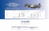 Ampco Centrifugal Pumps...Ampco Centrifugal Pumps Ampco Pumps Company 4424 West Mitchell Street Milwaukee, Wisconsin 53214 PHONE (414) 643-1852 FAX (414) 643-4452 Model KC2 1 1 / 2