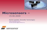 Microsensors - Universitetet i oslotid.uio.no/kurs/fys4260/06-Microsensors.pdf · – Airflow control, – Exhaust gas analysis and control, – Fuel pump pressure and fuel injection
