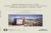 Paleontological Survey of the Grand Staircase-Escalante ... · PDF file Paleontological Survey of the Grand Staircase-Escalante National Monument, Garfield and Kane Counties, Utah