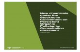 New chemicals under the Stockholm Convention ... - epa.govt.nz...or send your submission to: POPsConsultation@epa.govt.nz The submission form includes the questions asked throughout