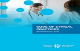 CODE OF ETHICAL PRACTICES - Innovative Medicines Canadainnovativemedicines.ca/wp-content/uploads/2019/12/... · 1 Non-Members of Innovative Medicines Canada are encouraged to adhere