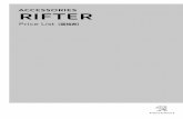 RIFTER ACC PriceList 2020Jan - Peugeot...1 1 フロアマットセット ニードルパンチ 1660740180 ¥13,750 （¥12,500） ラバーマット 1660741380 ¥25,960 （¥23,600）