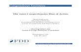 The Joint Comprehensive Plan of Action · 2015-07-29 · The Joint Comprehensive Plan of Action is fundamentally flawed in its construction. Even if Iran doesn’t violate the JCPOA,