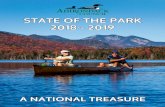 STATE OF THE PARK 2018 - 2019 - Adirondack ... The Adirondack Park is the world’s largest intact temperate deciduous forest. It is also the largest park in the contiguous United