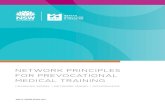 HETI Network Principles for Prevocational Medical Training · It describes what a network needs for the delivery of a successful prevocational medical education and training program