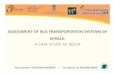 4. Assessment of Bus Transportation Systems of Kerala - A ...urbanmobilityindia.in/Upload/Conference/d34ed0d3... · KSRTC Operators KURTC Operators City Services Mofussil Services