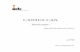 AN 0001B BOOTLOADER · 2013-04-24 · Ver 1.1 CANTUS Application Note 2 AN_0001B_BOOTLOADER Advanced Digital Chips Inc. History 2013-02-19 Released 2013-04-24 Modified CANTUS-CAN