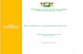 REPUBLIC OF COTE D’IVOIRE Union Discipline Labor · Union-Discipline-Labor OPEN GOVERNMENT PARTNERSHIP MID-TERM SELF ASSESSMENT REPORT ... management of public affairs. In this