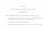 Political economy and public finance overvie...Political Economy and Public Finance: Overview Tim Besley, LSE Why should economists care about political economy issues? { To understand