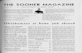 THE SOONER MAGAZINE - Digital CollectionsTHE SOONER MAGAZINE February, 1933 ANews Magazine for University of Oklahoma graduatesand former students published monthly except August and