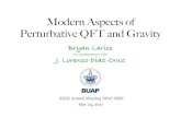 Modern Aspects of Perturbative QFT and GravityModern Aspects of Perturbative QFT and Gravity Bryan Larios in collaboration with J. Lorenzo Diaz-Cruz XXXI Annual Meeting DPyC-SMF May