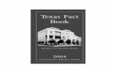 TEXAS FACT BOOK CONTENTS III - lbb.state.tx.us · DAVID DEWHURST, CO-CHAIR Austin, Lieutenant Governor TOM CRADDICK, CO-CHAIR ... TEXAS FACT BOOK CONTENTS III STATE GOVERNMENT EMPLOYEES
