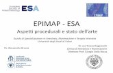 EPIMAP - ESA - anestesia-triveneto.org...Clinica di Anestesia e Rianimazione Direttore Prof. Giorgio Della Rocca. Caso clinico 37 anni, SG 37, PARA 3013, feto cefalico, placenta anteriore