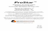 ProStar TM Bedienerhandbuch54 Manual del operador.. · Points de connexion des câbles de détection de la batterie 13 – Bornes du capteur de température distant (RTS) Points de
