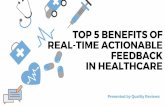 Top 5 Benefits of Real-Time Actionable Feedback in Healthcare
