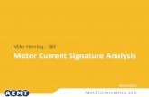 Motor Current Signature Analysis · Failure Modes for High Voltage Motors GE Study. ... causing excessive bearing wear on both motor and fan pillow blocks. ... Analysis of motor voltage