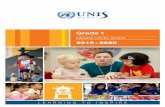 Grade 1 · Much of the curriculum is arranged and taught through large, cross- curricular units of study known as units of inquiry. Throughout the elementary school these units of