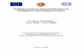 Technical and Vocational Education & Training (TVET) Reform … · 2014-06-09 · Technical and Vocational Education & Training (TVET) Reform Project Project Workplan (Jan 2010 –