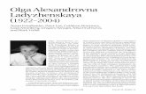 Olga Alexandrovna Ladyzhenskaya · 2004-11-03 · Olga Alexandrovna Ladyzhenskaya (1922–2004)Susan Friedlander, Peter Lax, Cathleen Morawetz, Louis Nirenberg, Gregory Seregin, Nina